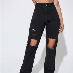 Boyfriend Black Jeans